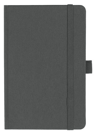 Notizbuch Style Small im Format 9x14cm, Inhalt liniert, Einband Fancy in der Farbe Graphite