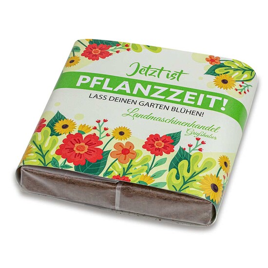 PopUp Anzuchterde mit Samen - Sommerblumenmischung