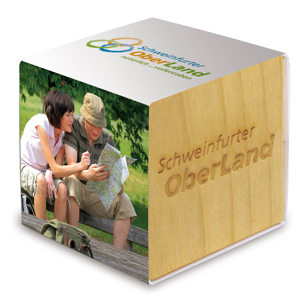 Pflanz-Holz mit Samen - Basilikum