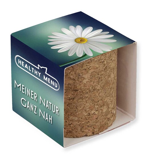 Pflanz-Kork rund mit Samen - Gewürzpaprika