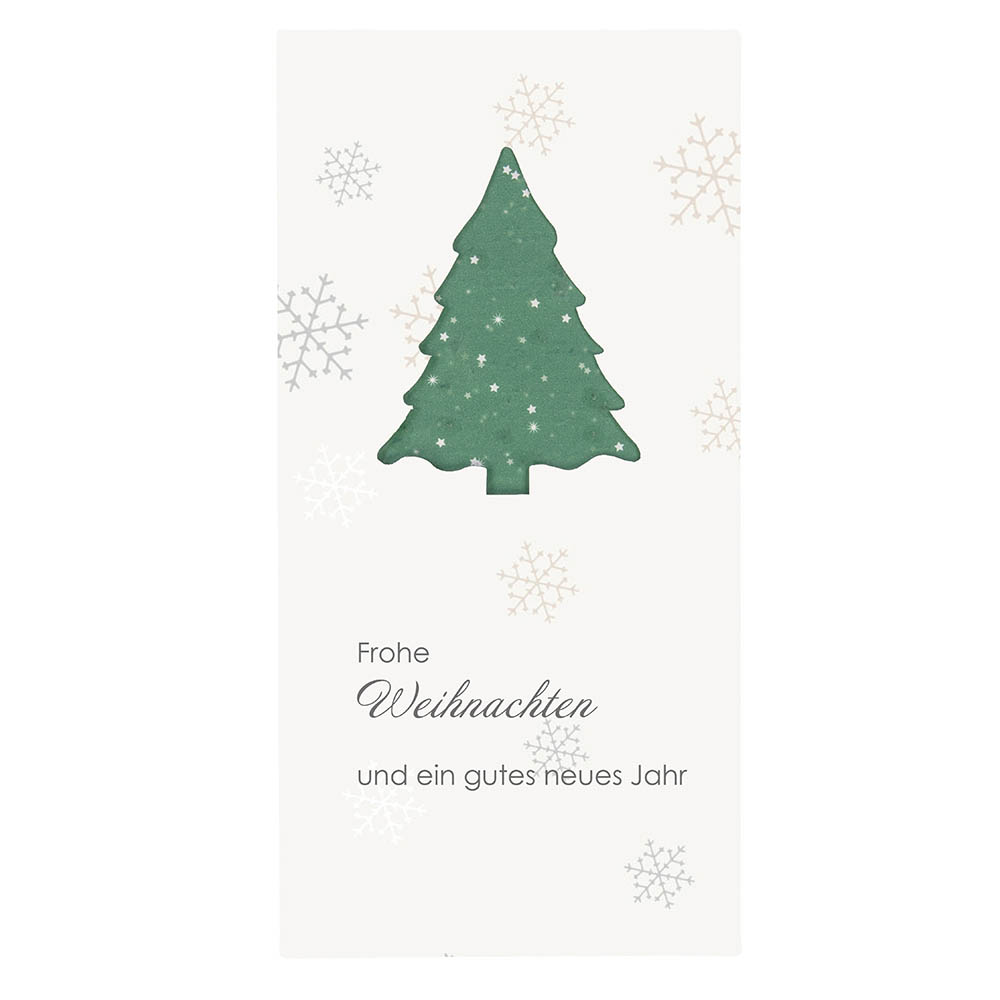 Samenpapier-Karte Fichte - Standardmotiv