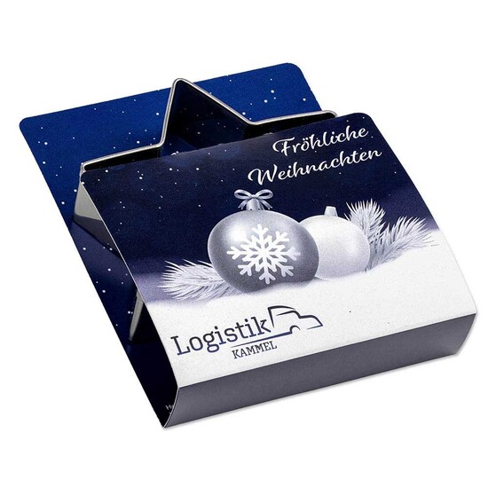 Backförmchen Single-Pack - Weihnachten - Komet 4/0-c, Lasergravur