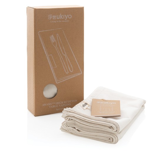 Ukiyo Aware™ 180gr rCotton 4-tlg. Servietten-Set