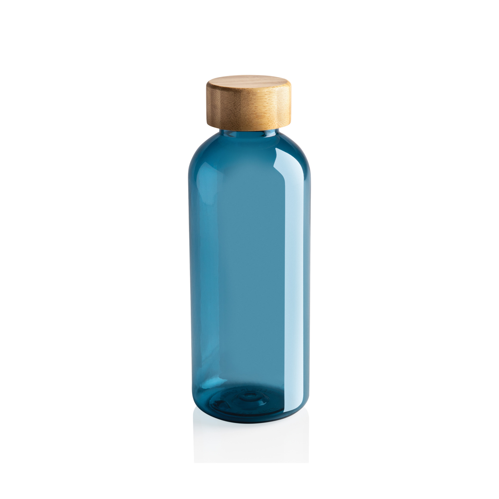 RCS rPET Flasche mit Bambus-Deckel