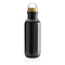 RCS rPET Flasche with Bambusdeckel und Griff