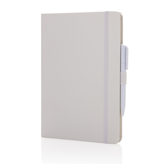 Sam A5 Notizbuch aus RCS zertifiziertem Lederfaserstoff