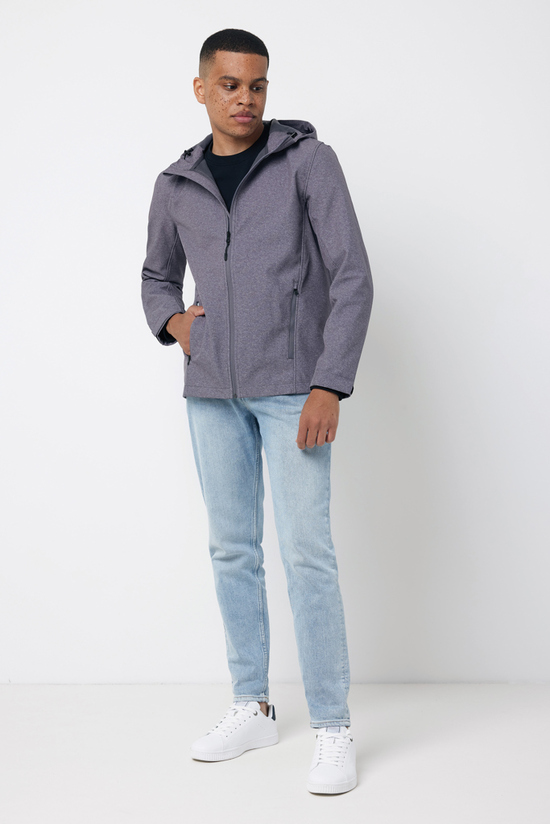 IQONIQ Makalu Herren Softshelljacke aus recyceltem Polyester
