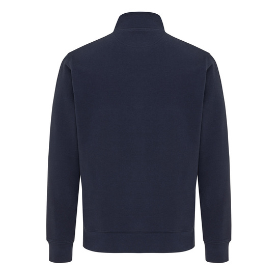 IQONIQ Elgon Quarter-Zip-Sweater aus rec. Baumwolle