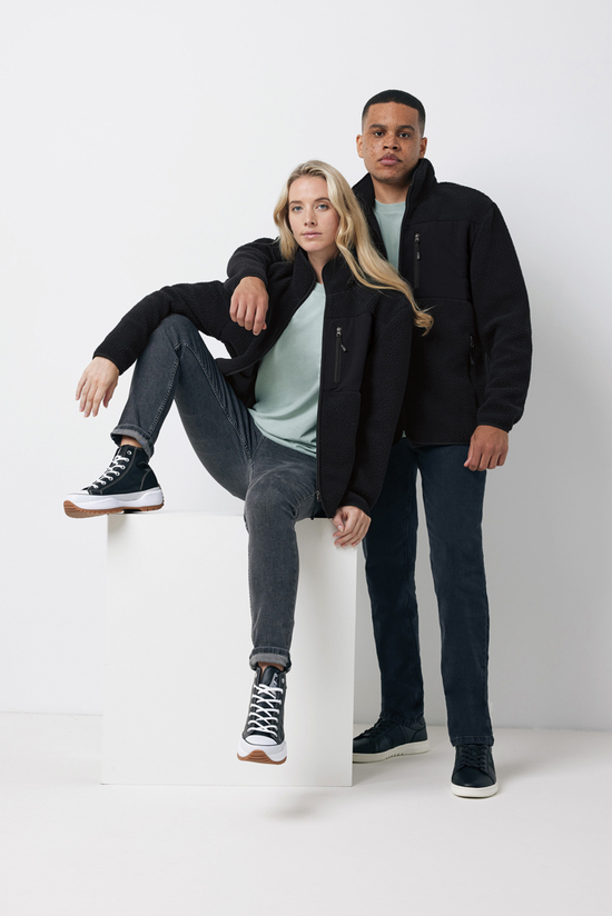 IQONIQ Diran Fleecejacke aus recyceltem Polyesterflor