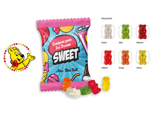 HARIBO Mini Goldbären Werbetüte, Inhalt: HARIBO Mini Goldbären bunt gemischt ca. 6,5 g