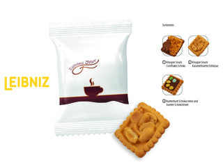 Leibniz Kekse Knusper Snack & Kunterbunt Flowpack, 1 Stück Leibniz Knusper Snack mit Cornflakes