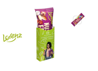 LORENZ Snack Box im Schuber, Inhalt: Nuss & Frucht mit Joghurt Pops