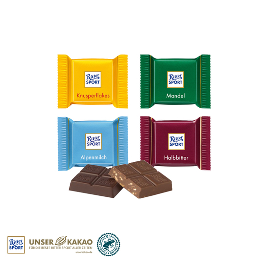 Tisch-Adventskalender „Ritter SPORT“, Inlay kompostierbar