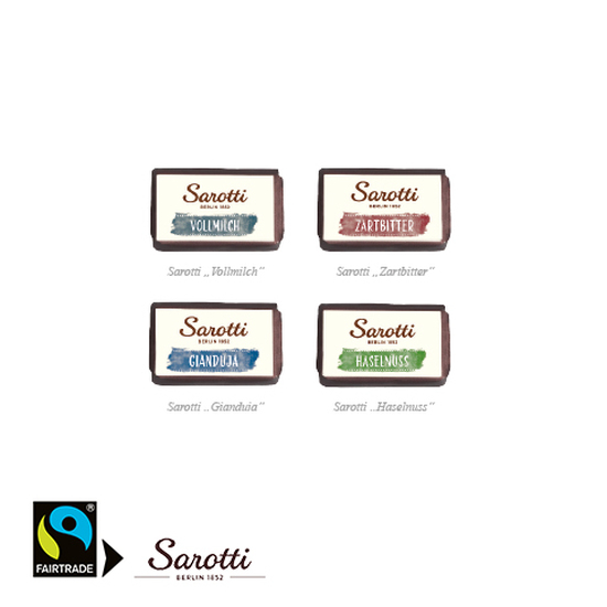 Tisch-Adventskalender Sarotti "Business Exklusiv", Inlay aus Papier