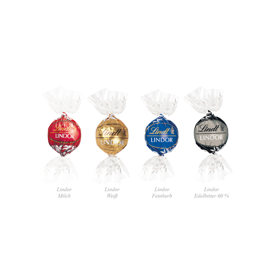 3D Präsent "Container" mit Lindor Pralinés