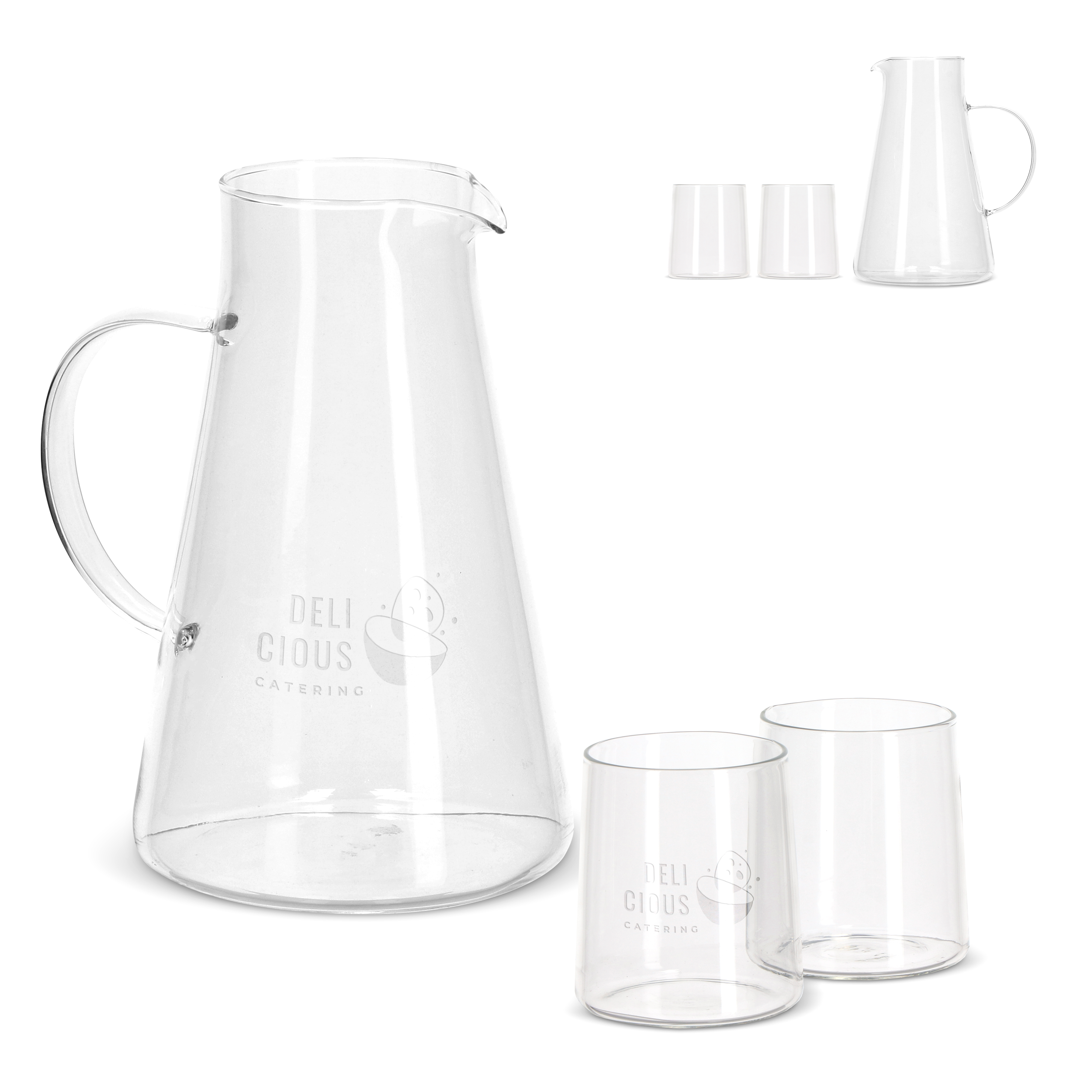 InSideOut Karaffe Elin mit 2 Gläsern