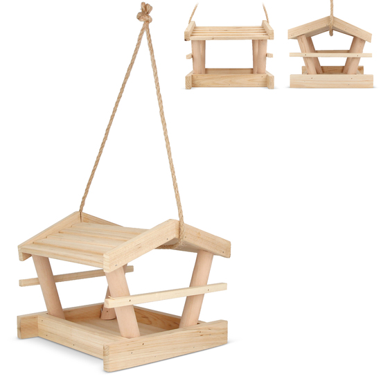 Vogelfutterhaus aus Holz FSC