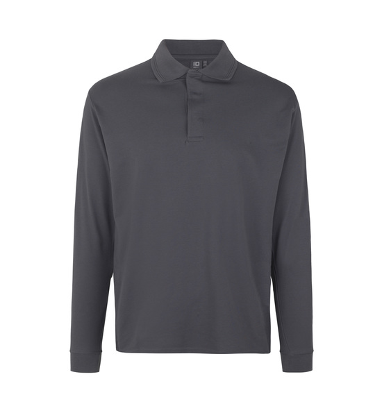 PRO Wear Langarm-Poloshirt | Druckknopf