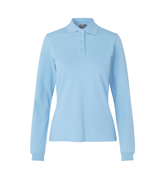 Langarm Poloshirt | Stretch | Damen