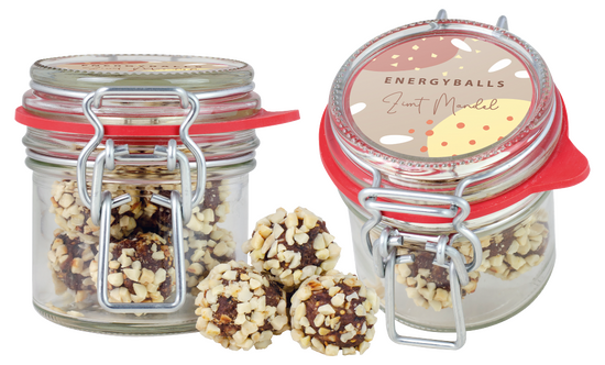 Bügelglas XS Energyballs Zimt Mandel
