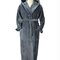 AR029 DeLuxe Velour Bathrobe With Hood