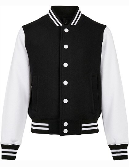 BY187 Kids´ Organic Sweat College Jacket
