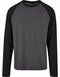 BYBB023 Men´s Contrast Raglan Longsleeve T-Shirt