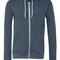 Unisex Zip-Up Poly-Cotton Fleece Hoodie