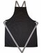 Apron with Grey Ties Crossover