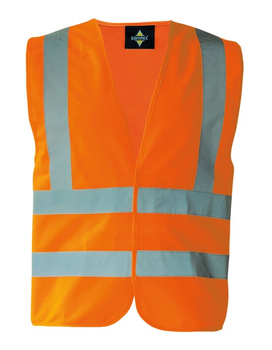 Safety Vest with four Reflectors EN ISO 20471