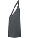 Asymmetrische Latzschürze Classic mit Tasche