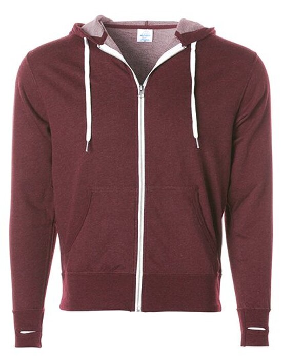 Unisex Midweight French Terry Zip Hood