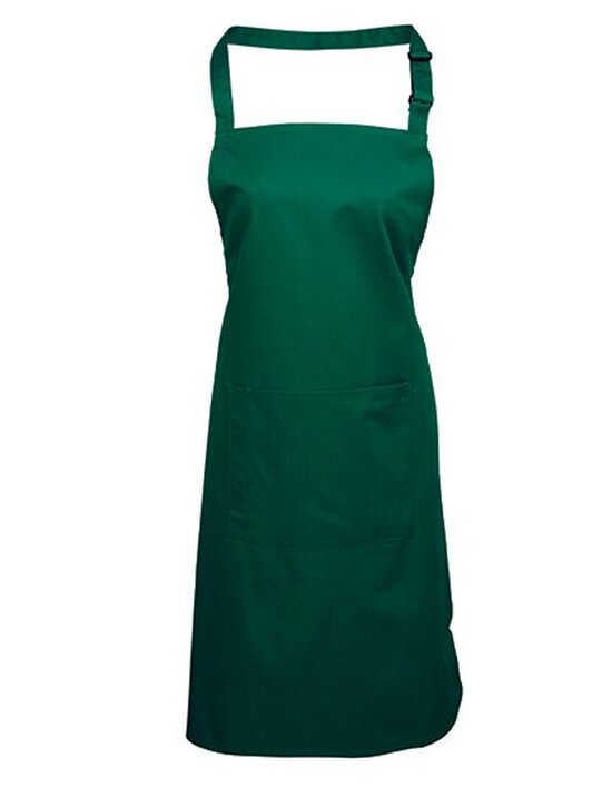 Colours Collection Bib Apron with Pocket