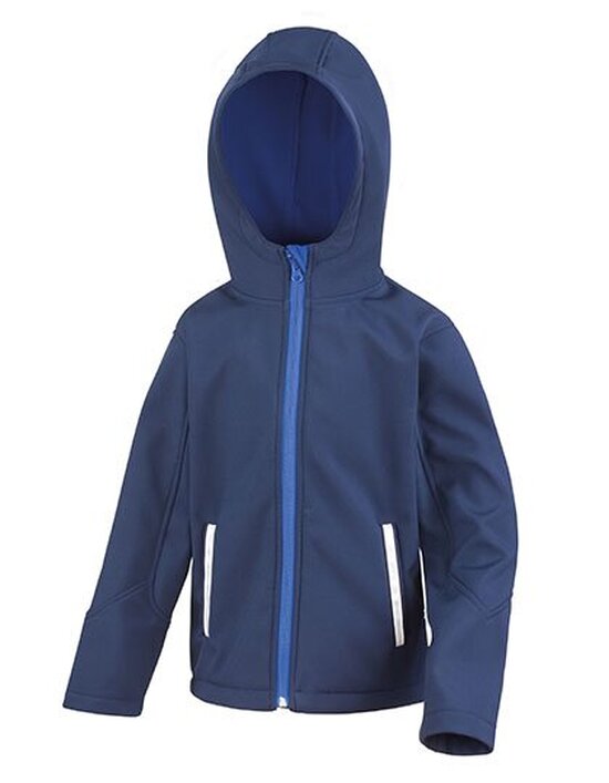 Youth Hooded Soft Shell Jacket
