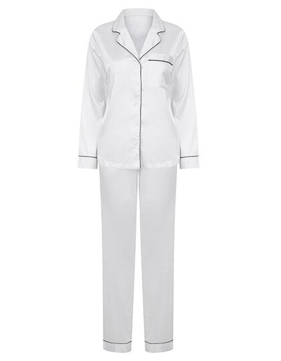 Ladies Satin Long Pyjamas