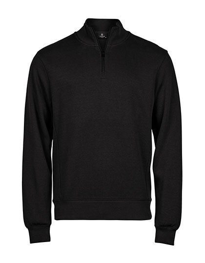 TJ5506 Tee Jays Ribbed Interlock Half Zip